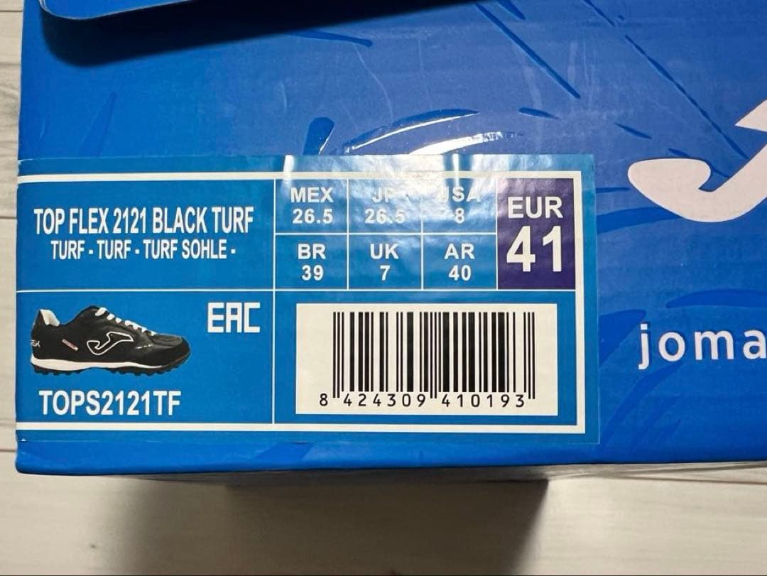 Joma /ホマ　 TOP FLEX TURF/トップフレックスターフ　ブラック