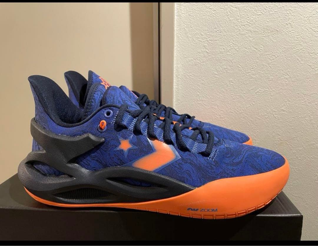 CONVERSE バスケットボールシューズ ネイビー/オレンジ