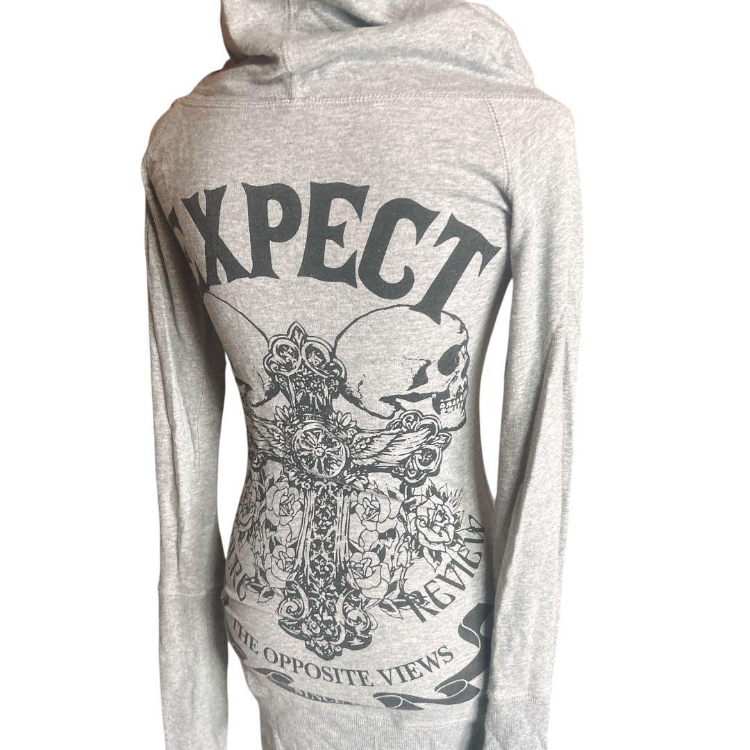 d.i.a ロングパーカー スカル 十字架 平成ギャル y2k ミニワンピ F