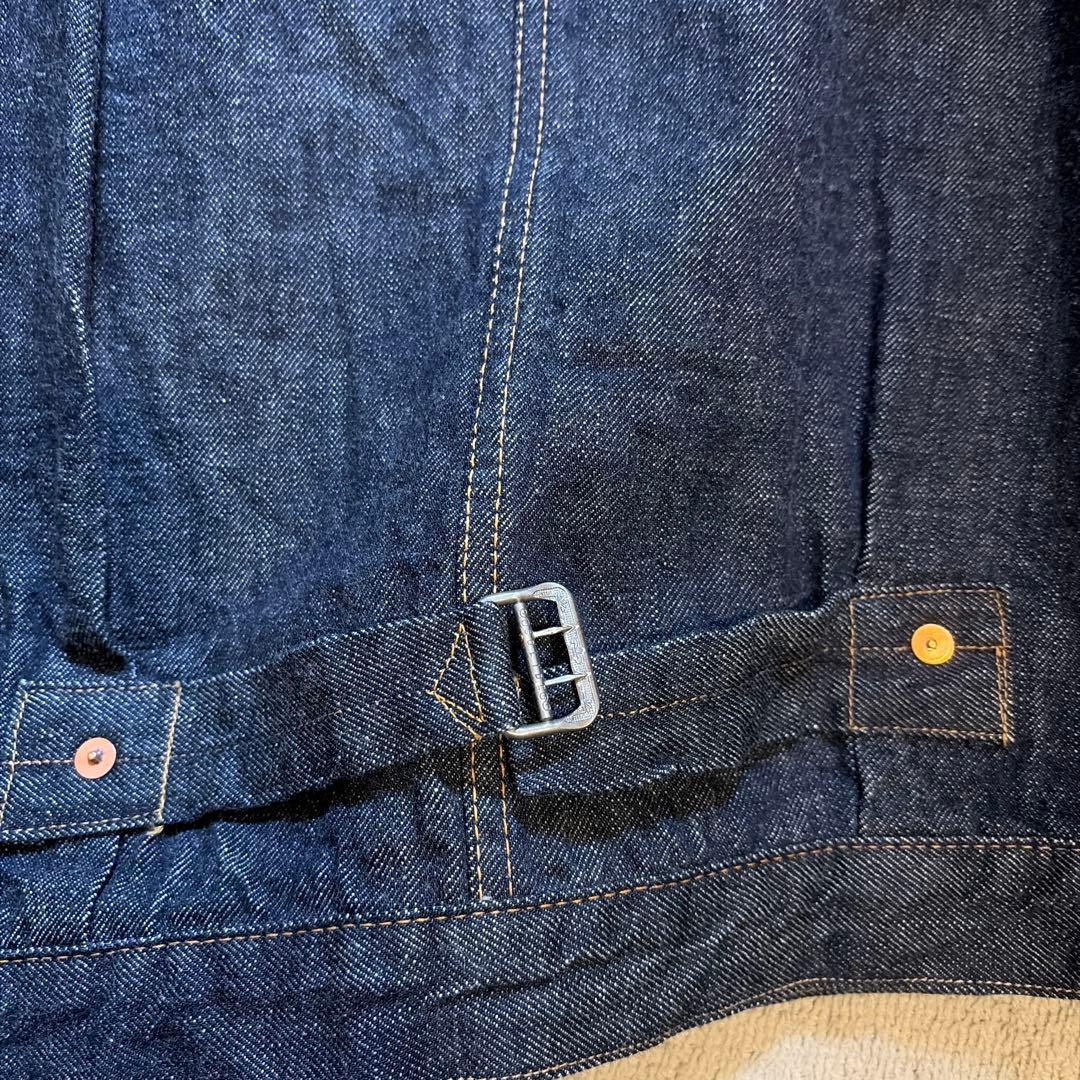 糊付け済 TCBジーンズ S20'sデニムジャケット Tバック仕様 サイズ40