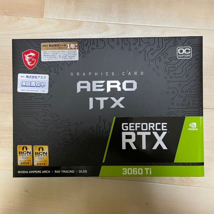 その他 RTX 3060 Ti AERO ITX 8G OC LHR