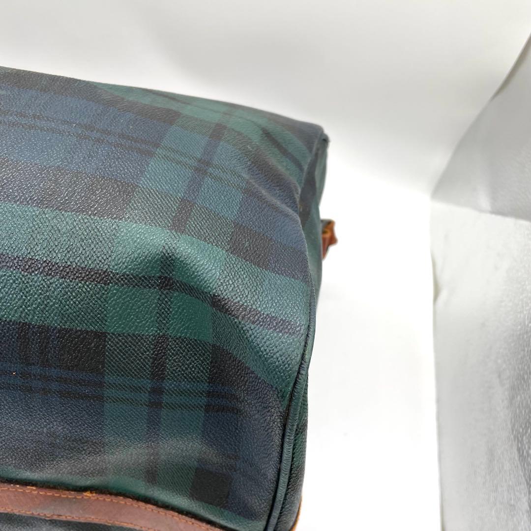 【美品】ポロラルフローレン　2way ボストンバッグ　チェック柄　PVC 大容量