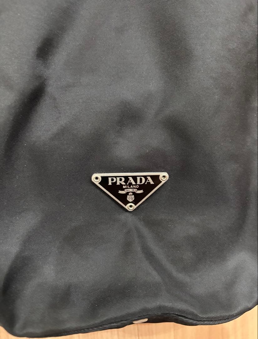 f*様 PRADA プラダ ナイロン ショルダーバッグ 巾着 ボディバッグ プラ