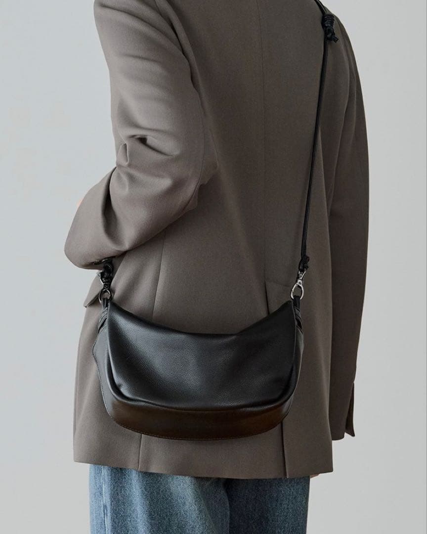 【新品】crewre マルチウェイソフトレザーバッグ black