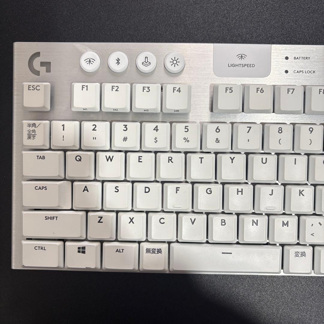 Logicool G913 TKL 白 ゲーミングキーボード 茶軸 タクタイル