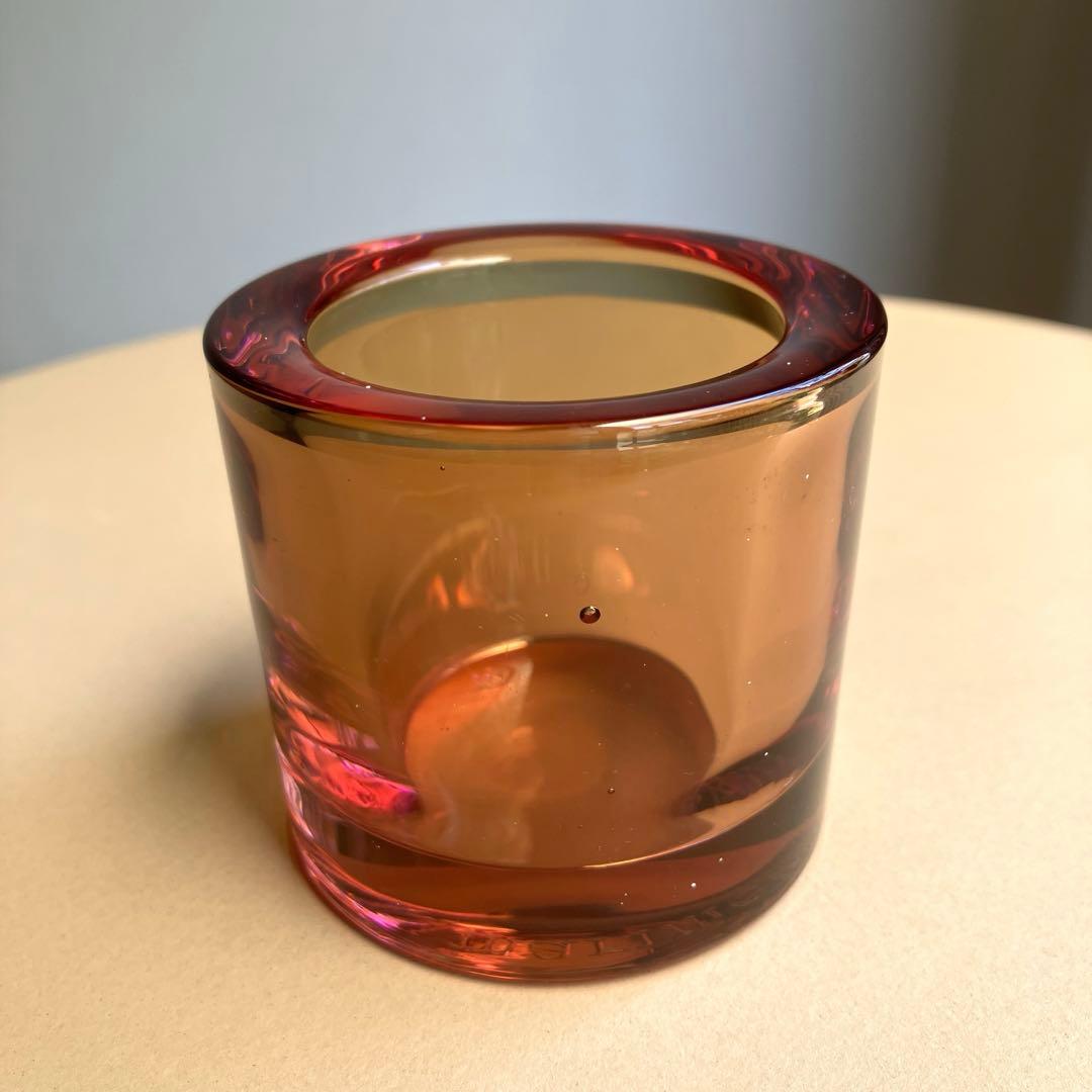 Kivi ローズオリーブ イッタラ ×マリメッコ キャンドルホルダー　希少