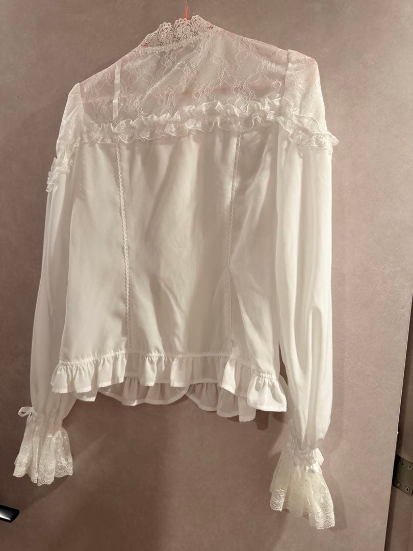 Angelic Pretty 立襟ふんわりブラウス ホワイト 白