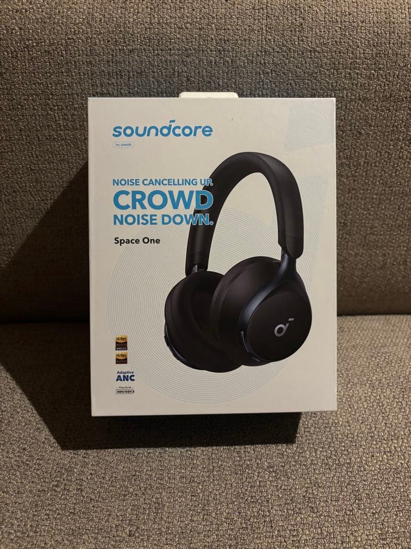 【美品】anker soundcore Space One ワイヤレスヘッドホン