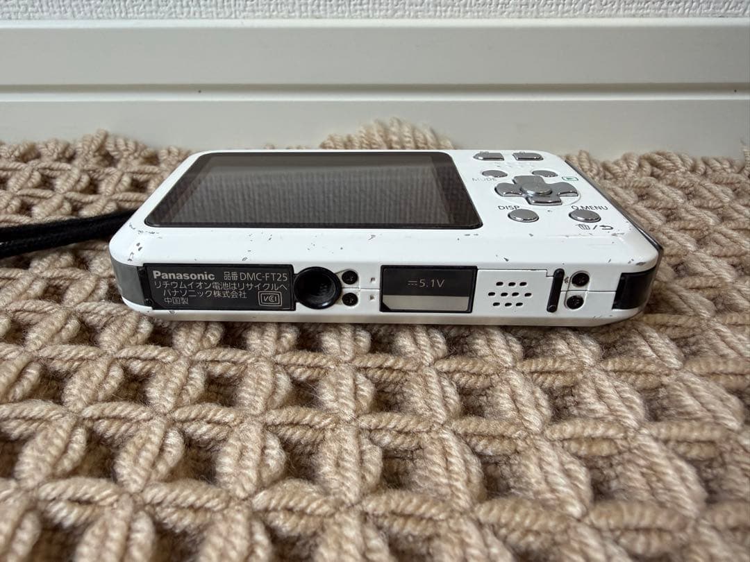 【中古】LUMIX DMC-FT25 ホワイト 防水カメラ