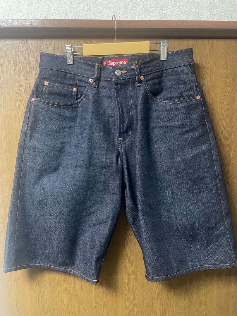 パンツ Supreme Rigid Baggy Short Selvedge 32