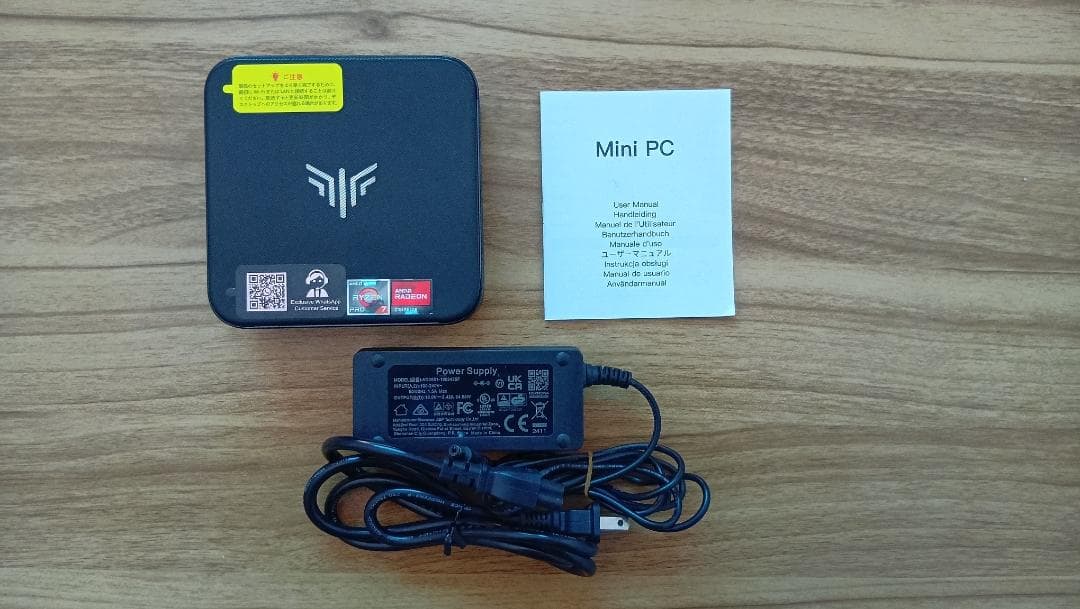 Mini PC ACアダプター付き