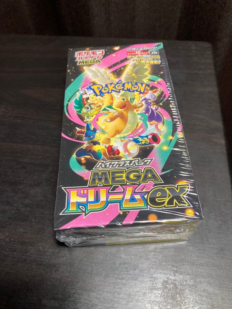 ポケモンカードゲーム MEGAドリームex 1ボックス(10パック)シュリンク付