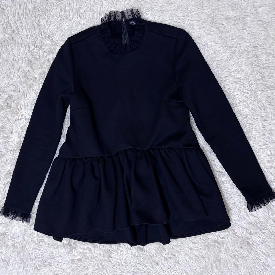 ツルバイマリコオイカワ Queenie ボンディングペピラムトップス free