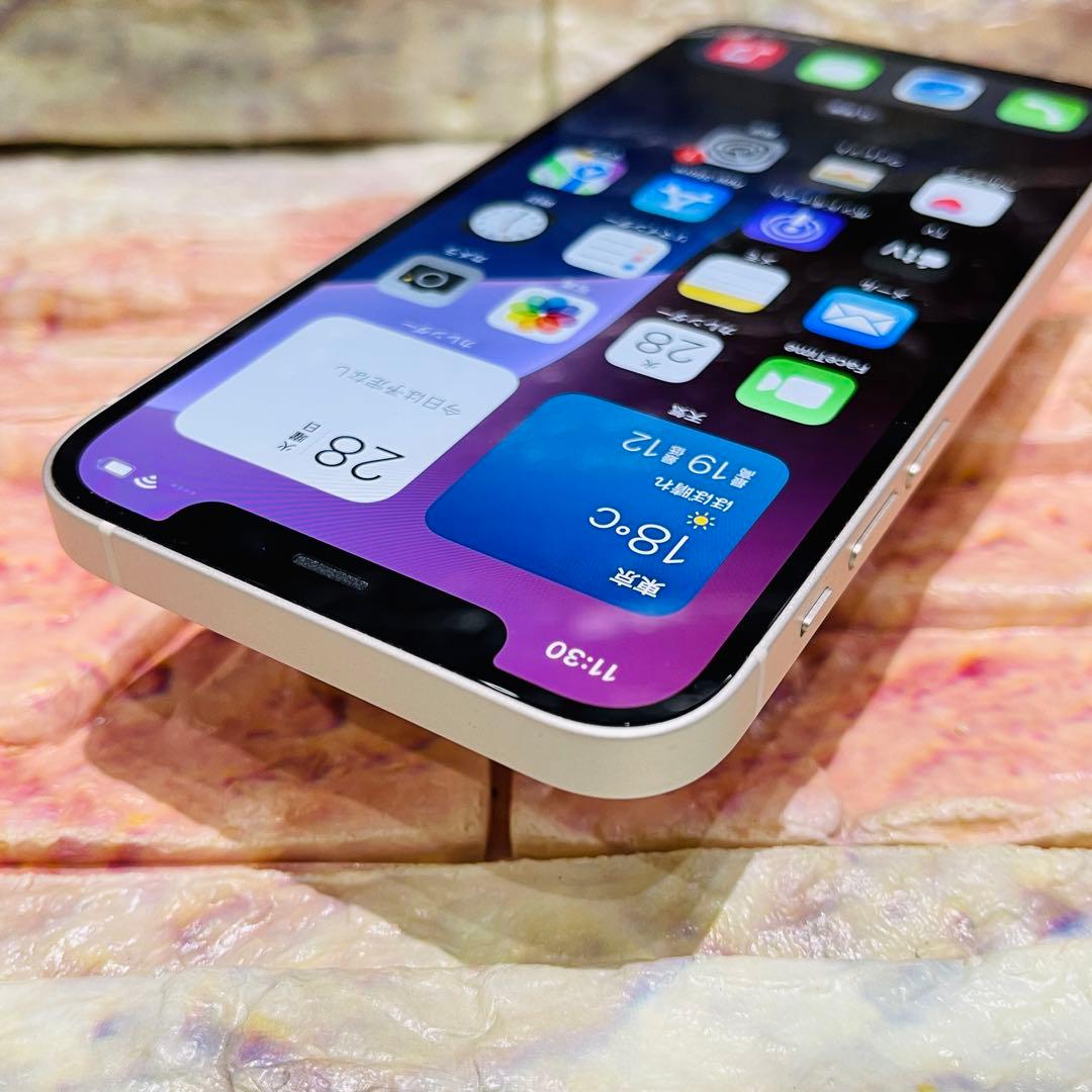 SIMフリー iPhone12 64GB ホワイト 電池良好