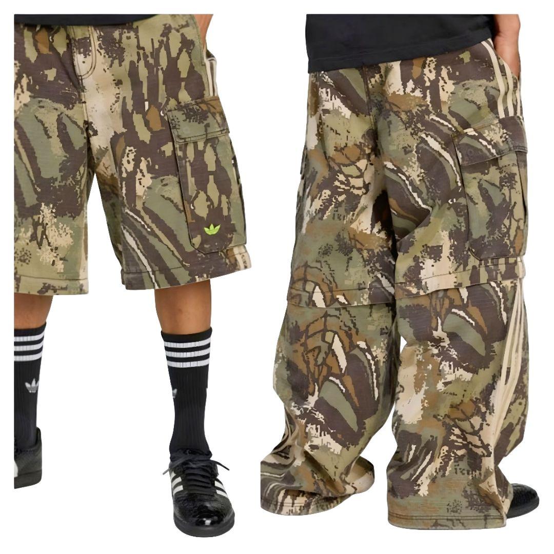 迷彩★3XL★カーゴパンツ★ワイドレッグパンツ★バギーパンツ★ワイドパンツ★男女