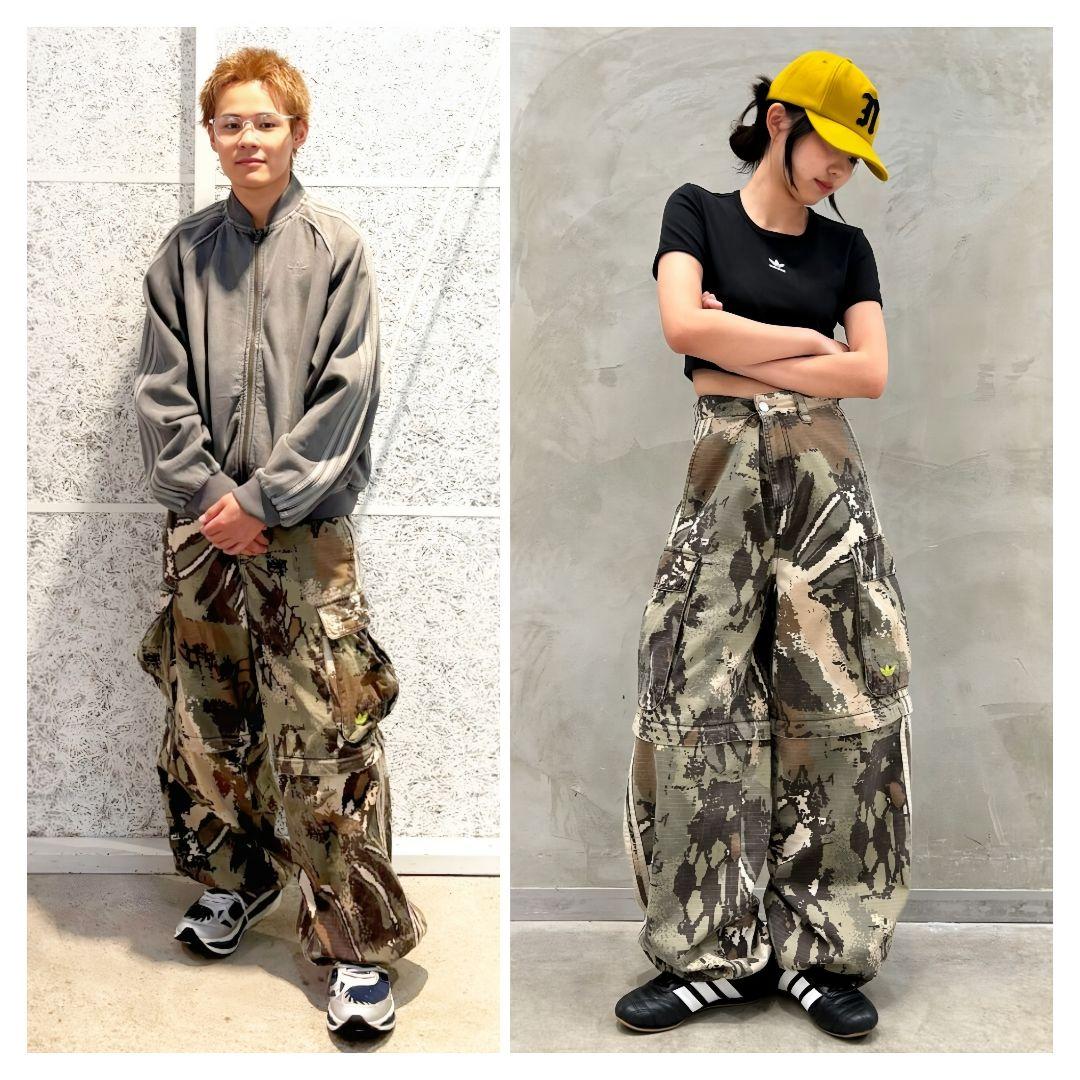 迷彩★3XL★カーゴパンツ★ワイドレッグパンツ★バギーパンツ★ワイドパンツ★男女