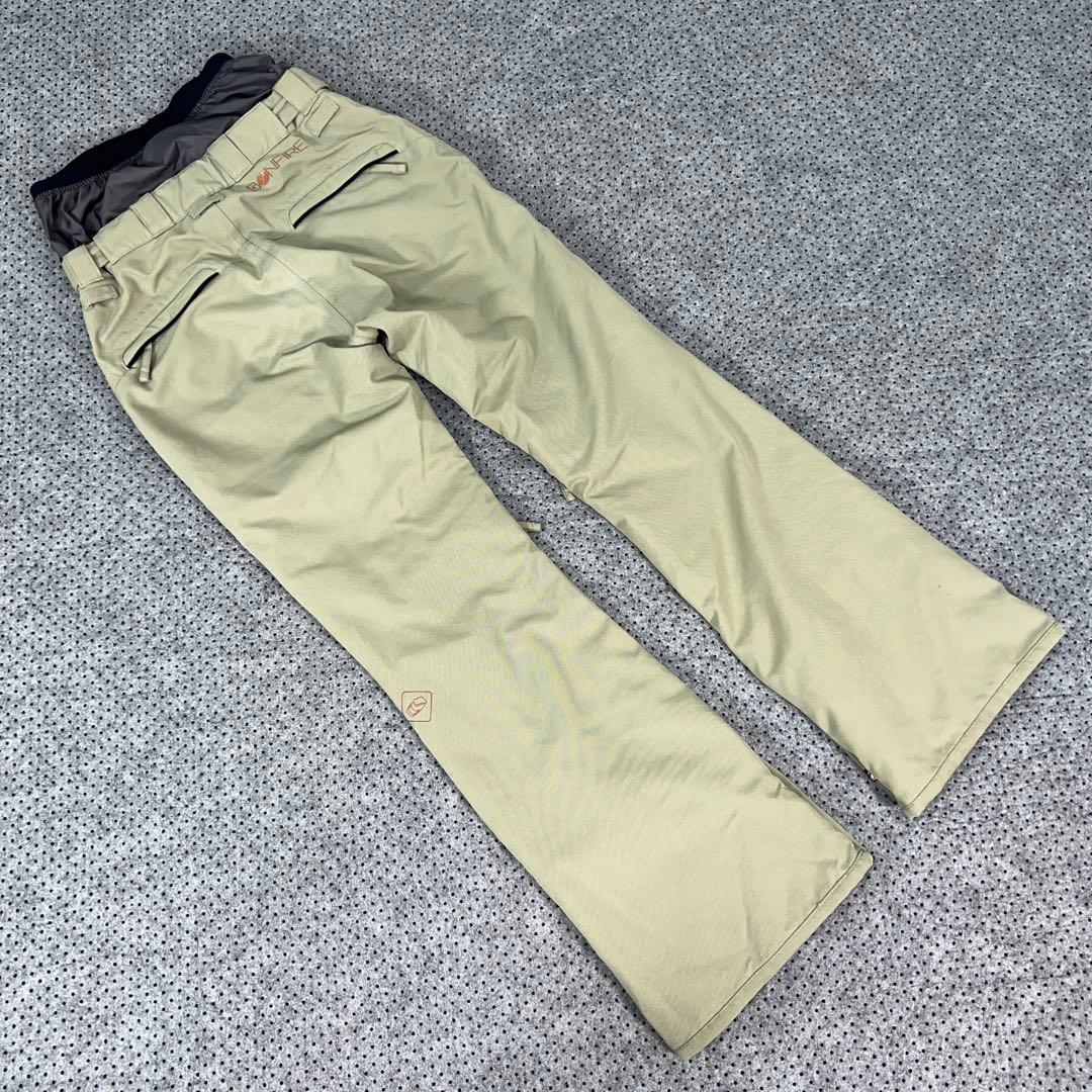 1回商品 BONFIRE レディース スノーボードウェア 上下セット サイズS