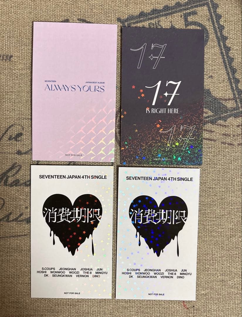 SEVENTEEN バーノン　スングァン　ソラブー　ラキドロ　トレカ　缶バッジ