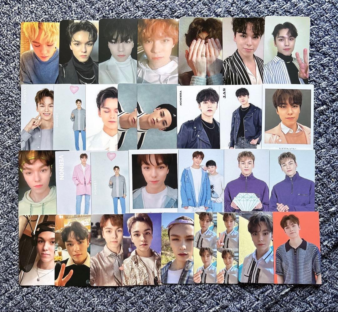 SEVENTEEN バーノン　スングァン　ソラブー　ラキドロ　トレカ　缶バッジ