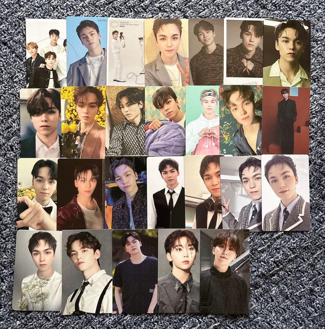 SEVENTEEN バーノン　スングァン　ソラブー　ラキドロ　トレカ　缶バッジ