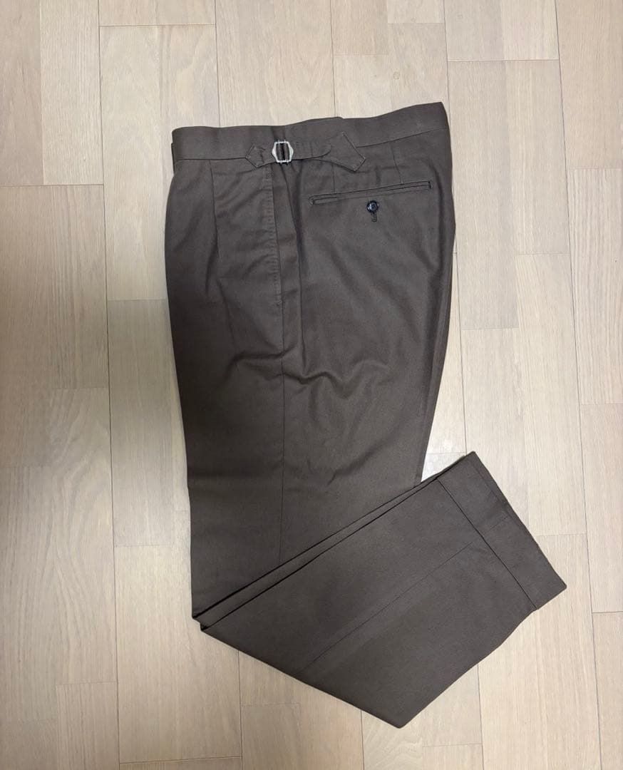 【再出品　最大値下げ】BEAMSF カスタムテーラーBEAMS コットンスーツ