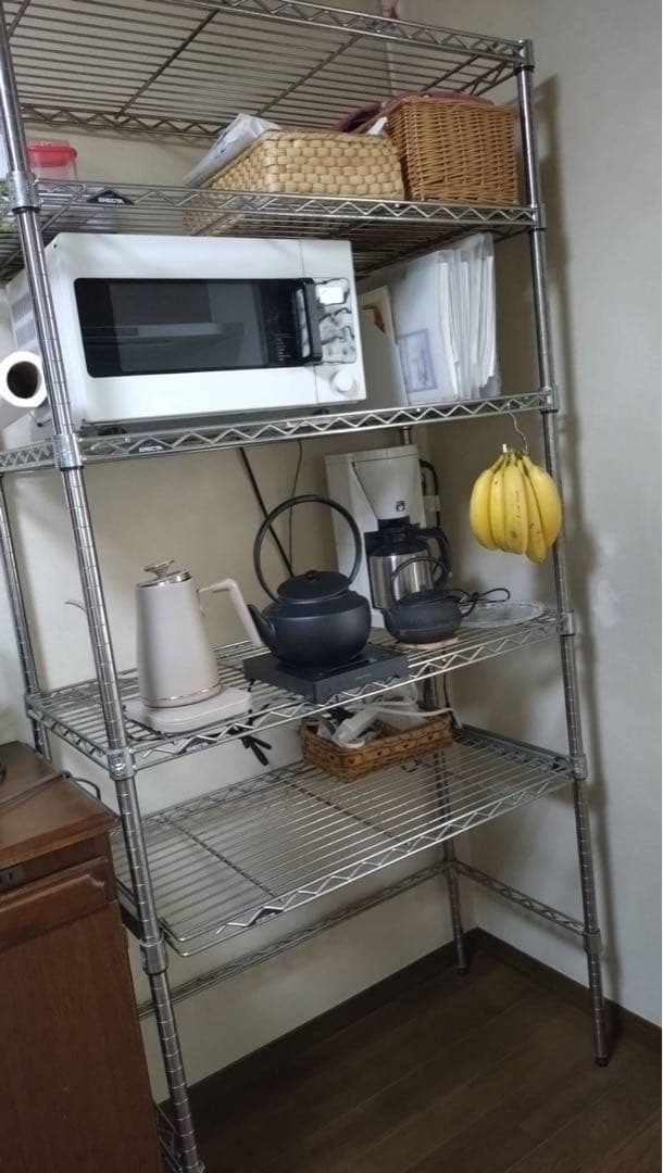 ERECTA ワイヤーシェルフ シルバー