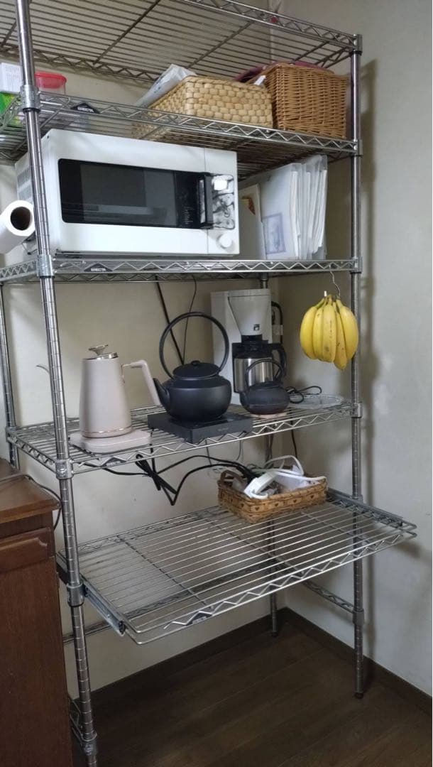 ERECTA ワイヤーシェルフ シルバー