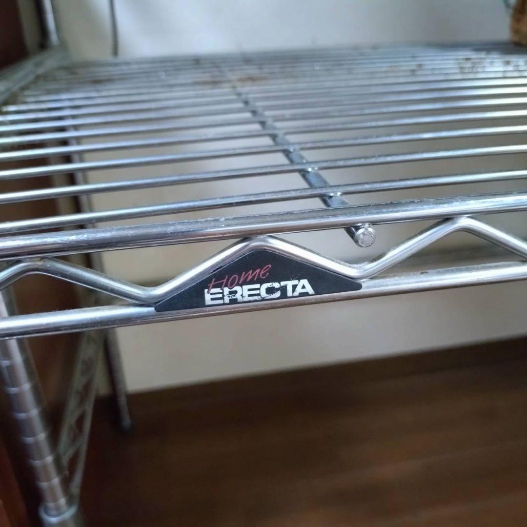 ERECTA ワイヤーシェルフ シルバー