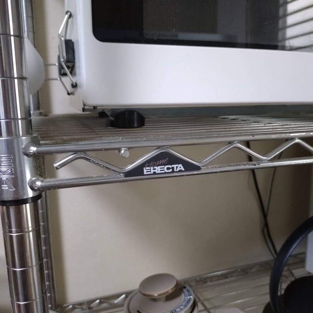 ERECTA ワイヤーシェルフ シルバー