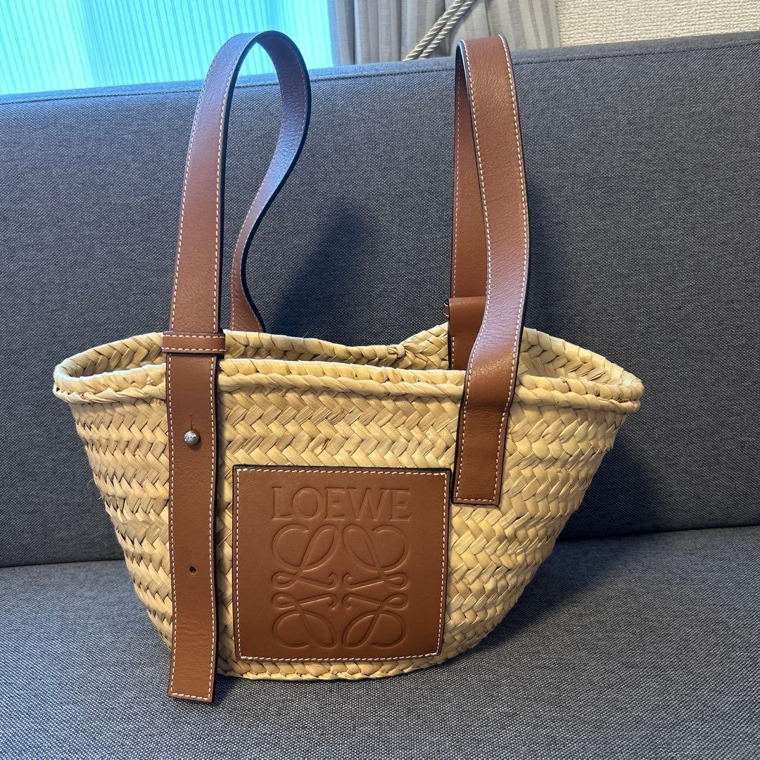 LOEWE ロエベ バスケットバッグ かごバッグ スモール　アナグラム