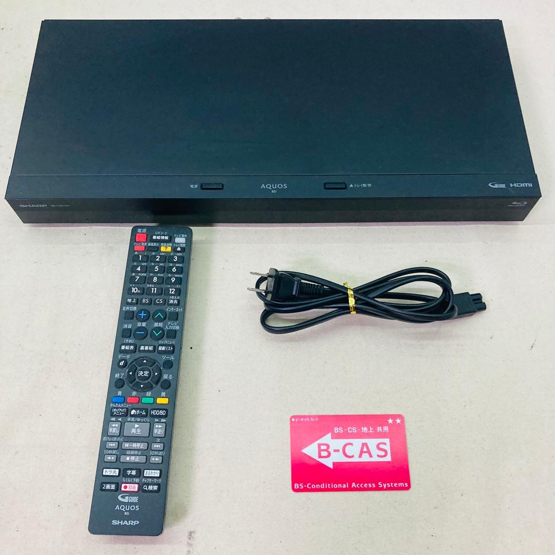 動作確認済　SHARP　ブルーレイディスクレコーダー　2B-C05CW1　B3