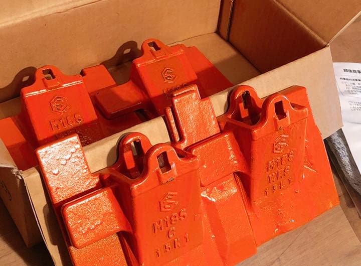 ★Mさま★☆新品未使用☆越後商事 強化型ツース盤 M18S 4枚用 ワイドタイプ