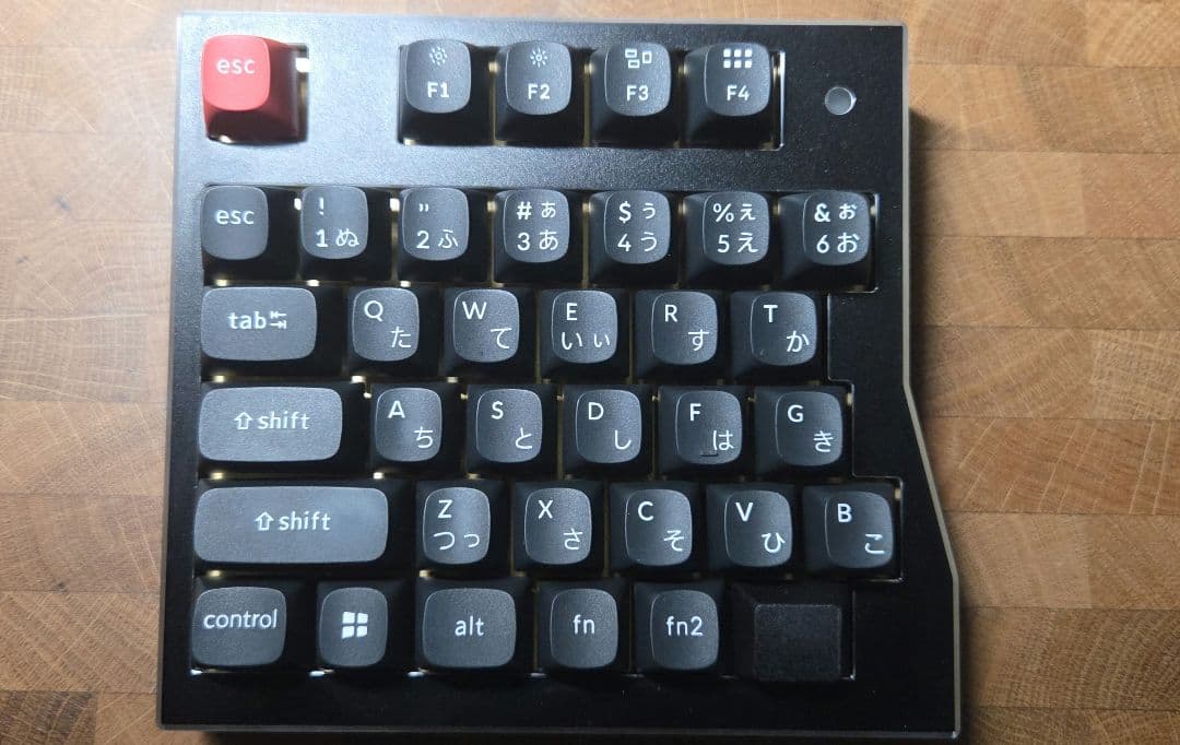 waffree 無線　完全分割　キーボード 日本語配列　テンキーレス　80%
