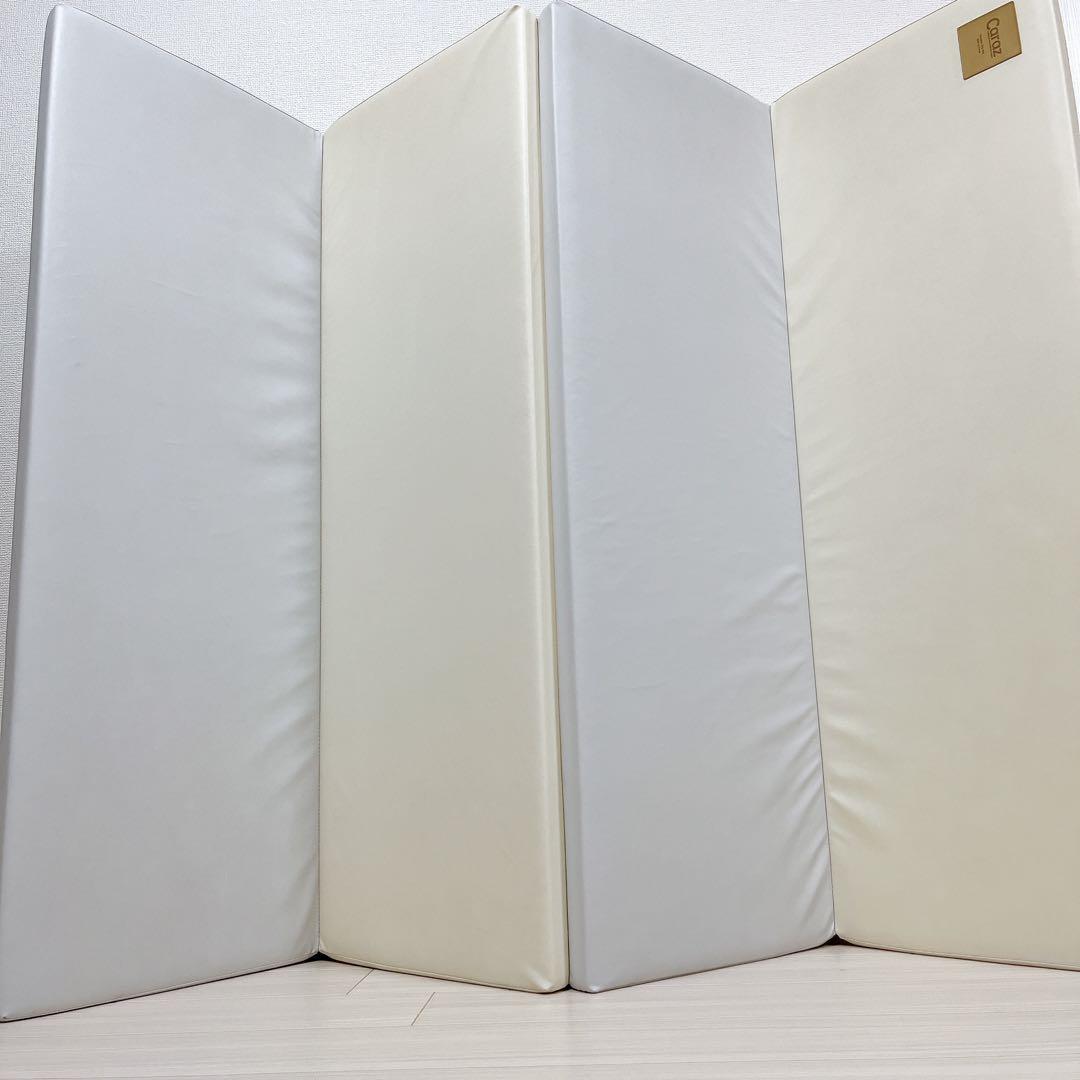 【美品】Caraz カラズ マット プレイマット 120×160×4cm グレー