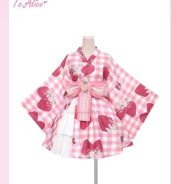 to alice いちご姫浴衣セット Sサイズ