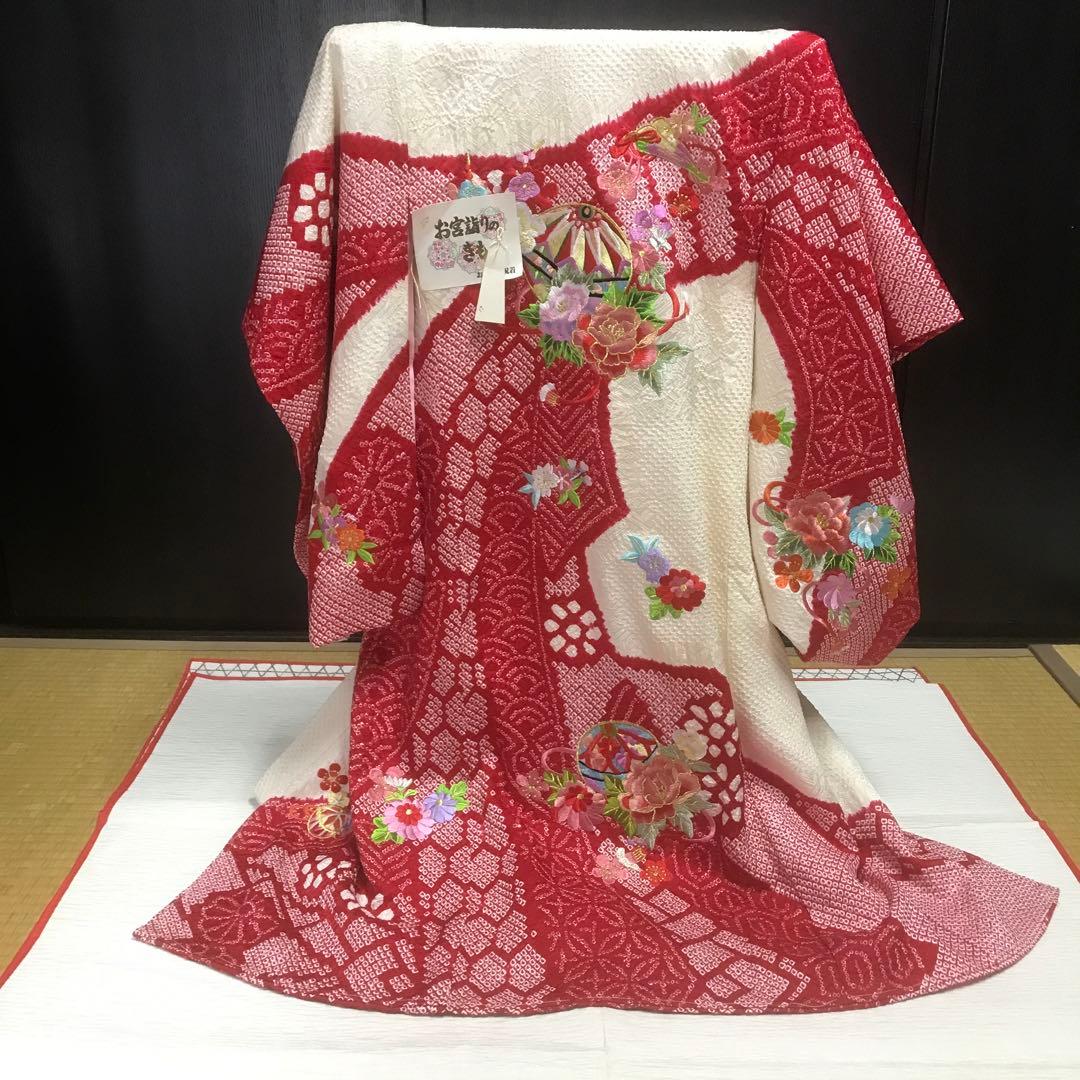 女児総絞り掛け着