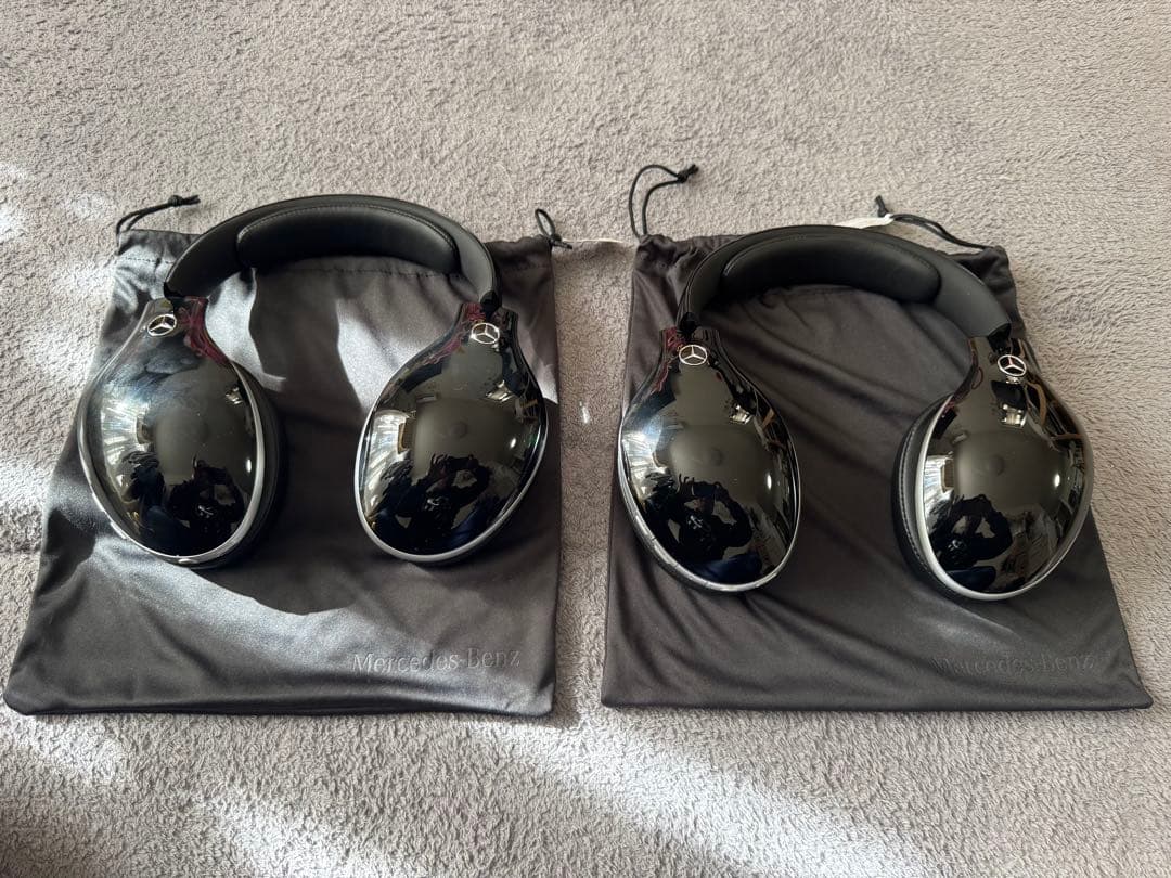 美品！ベンツワイヤレスヘッドホン！2個！