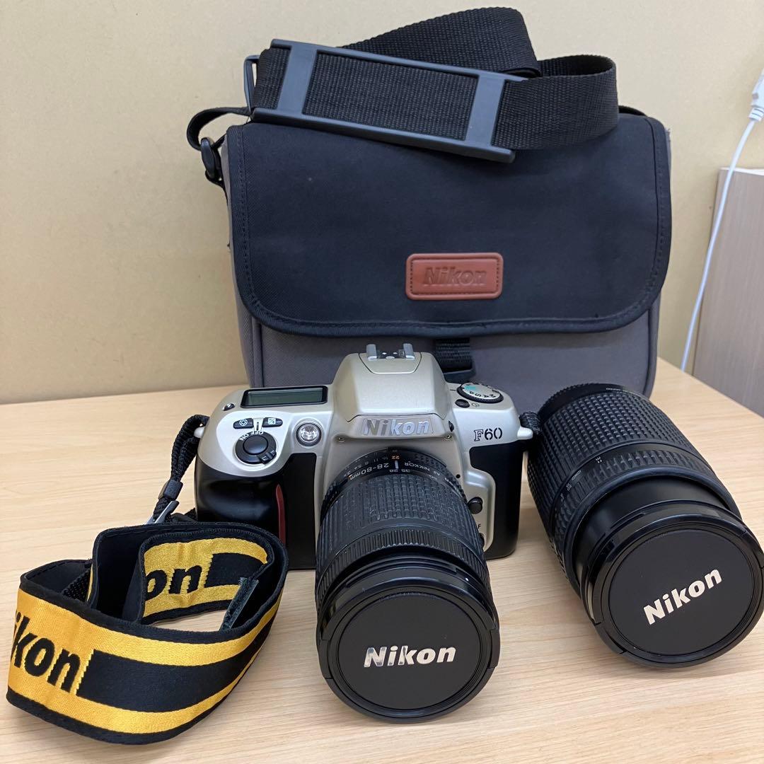 フィルムカメラ 一眼レフ Nikon F60 レンズ ケース付き ニコン