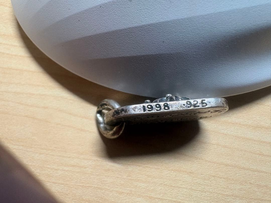 2001年クロムハーツ大阪購入クロムハーツ レイズドセメタリークロスドッグタグ