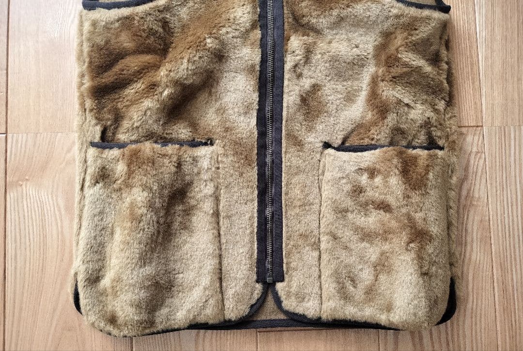 Barbour ボア ベスト ベージュ 34 ユニセックス ジレ
