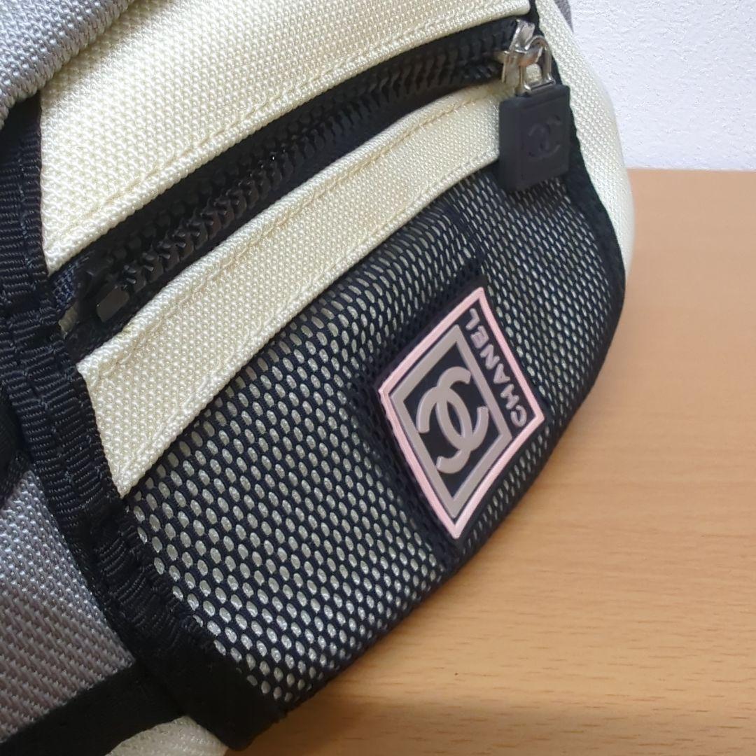 【レア】CHANEL シャネル スポーツライン メッシュバッグ