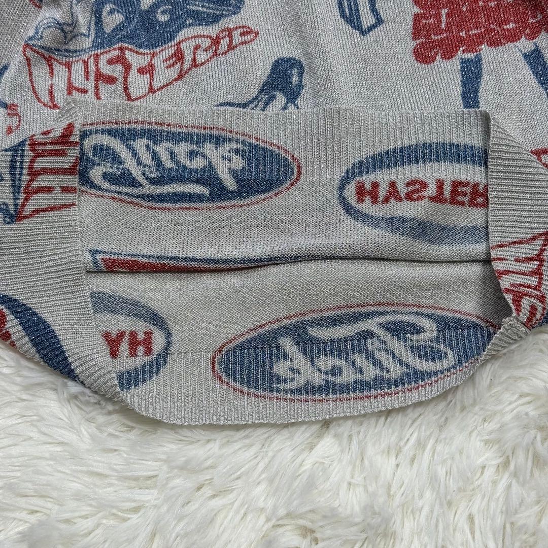 【極希少】初期 90s 00s ヒステリックグラマー 総柄 ラメニット