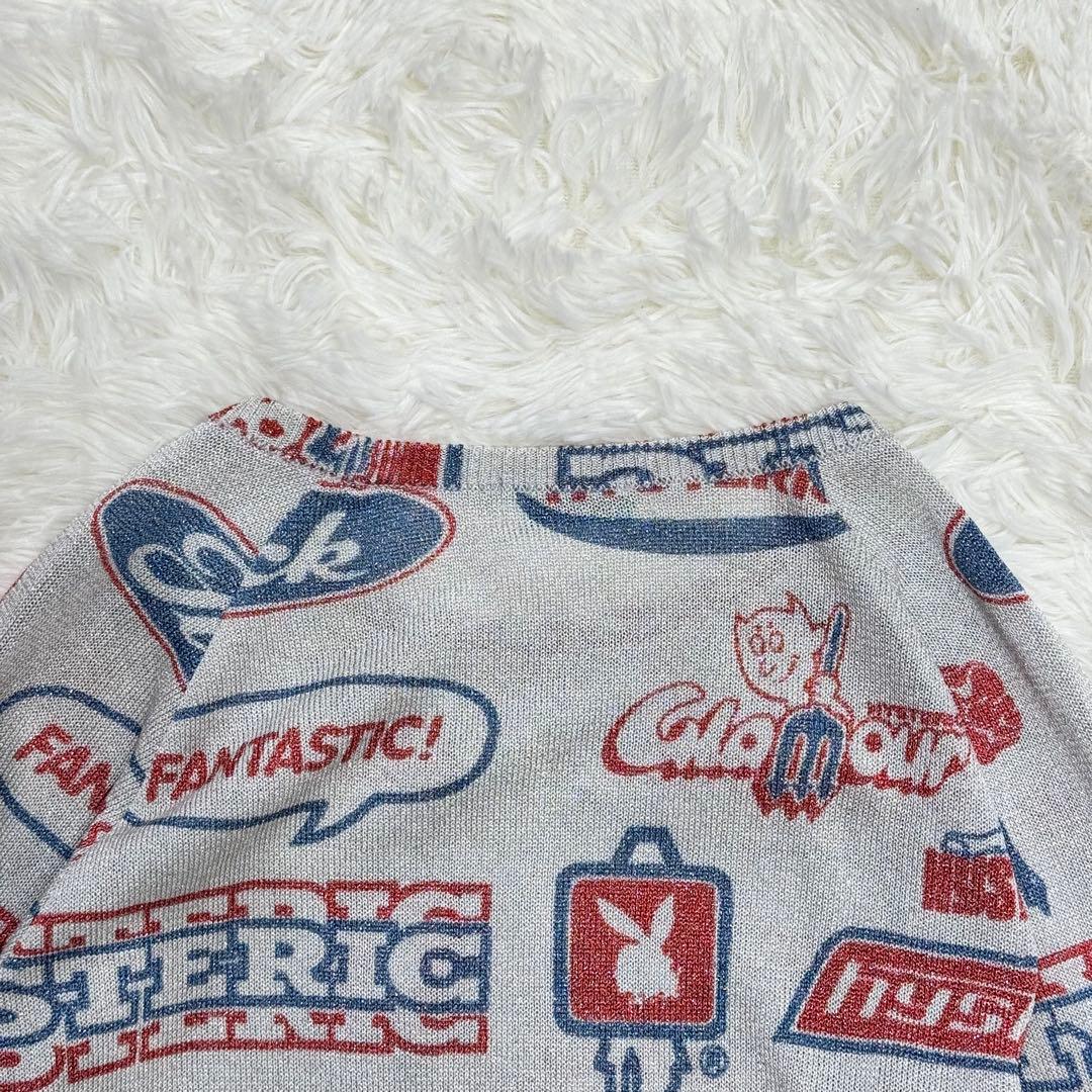 【極希少】初期 90s 00s ヒステリックグラマー 総柄 ラメニット