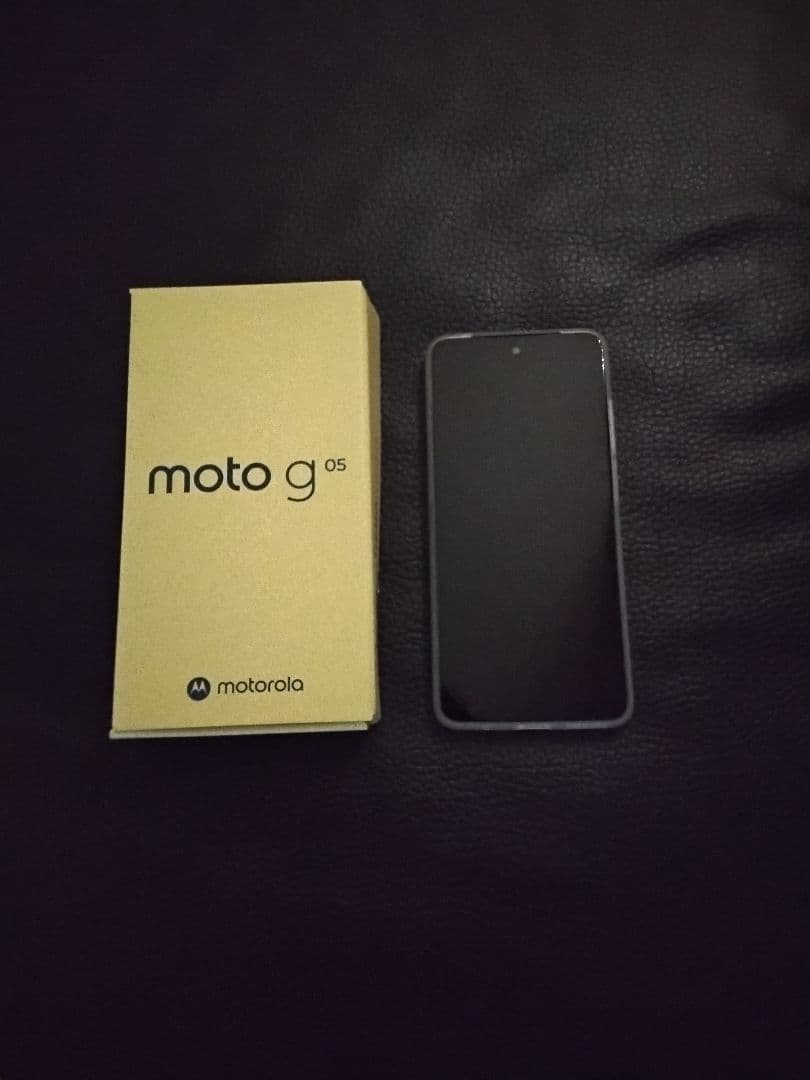 Motorola moto g05 6.7インチ 本体　ミスティブルー