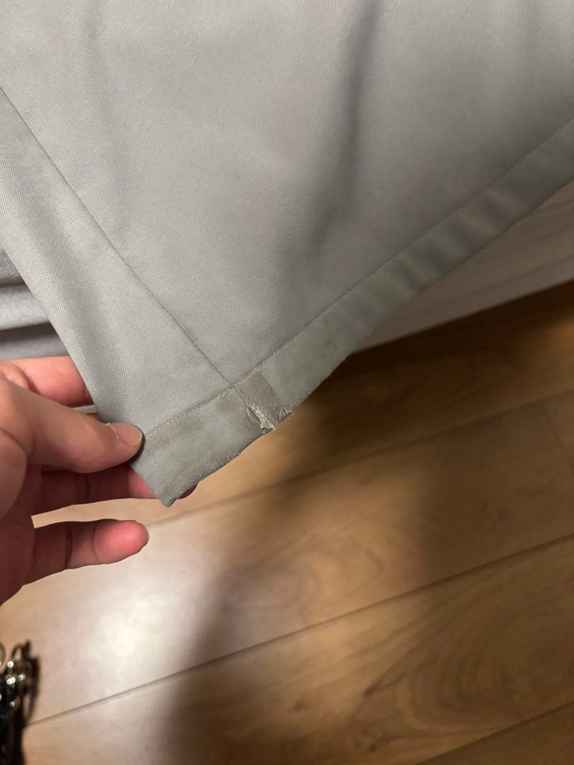 パンツ GOAT ESSENCE TUCK WIDE PANTS gray size2