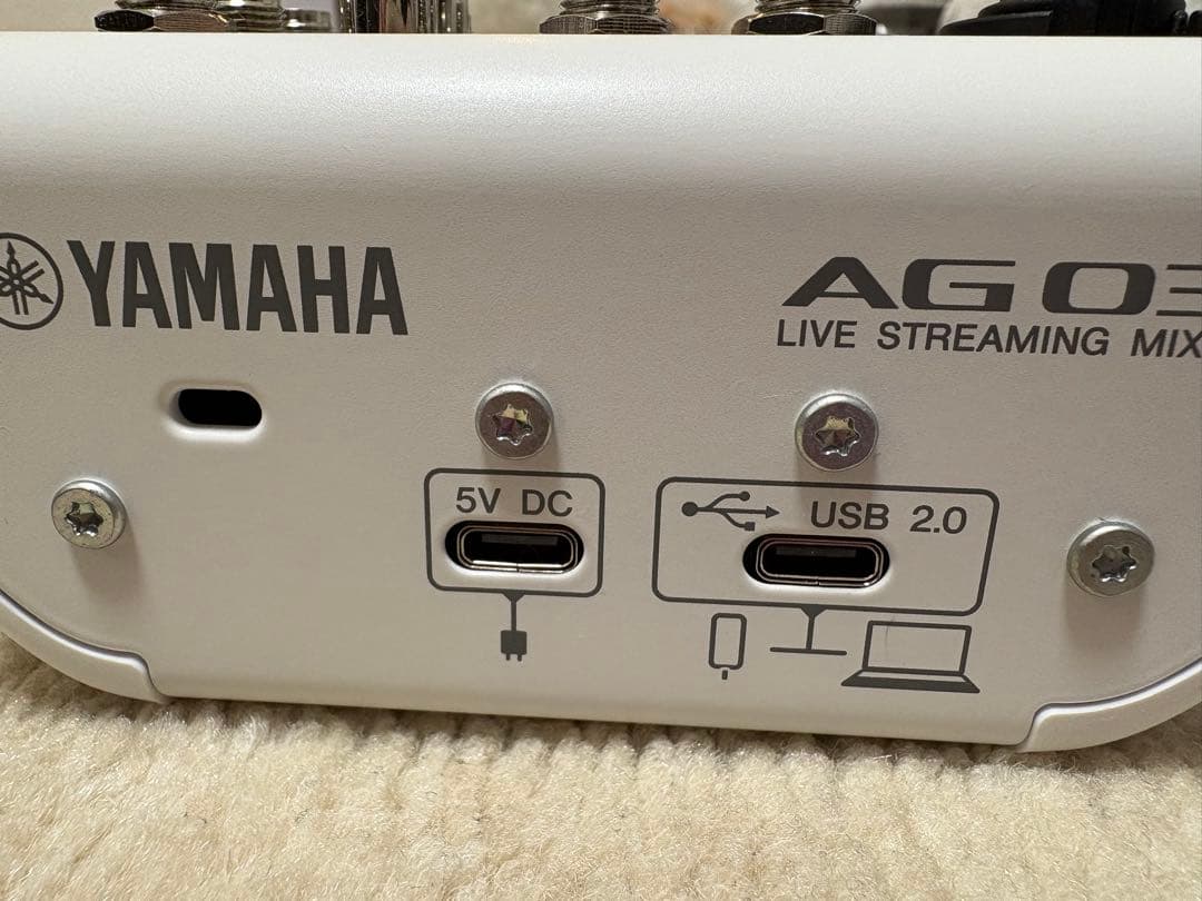 YAMAHA ミキサー AG03MK2 ＋コンデンサーマイクMPM1000セット