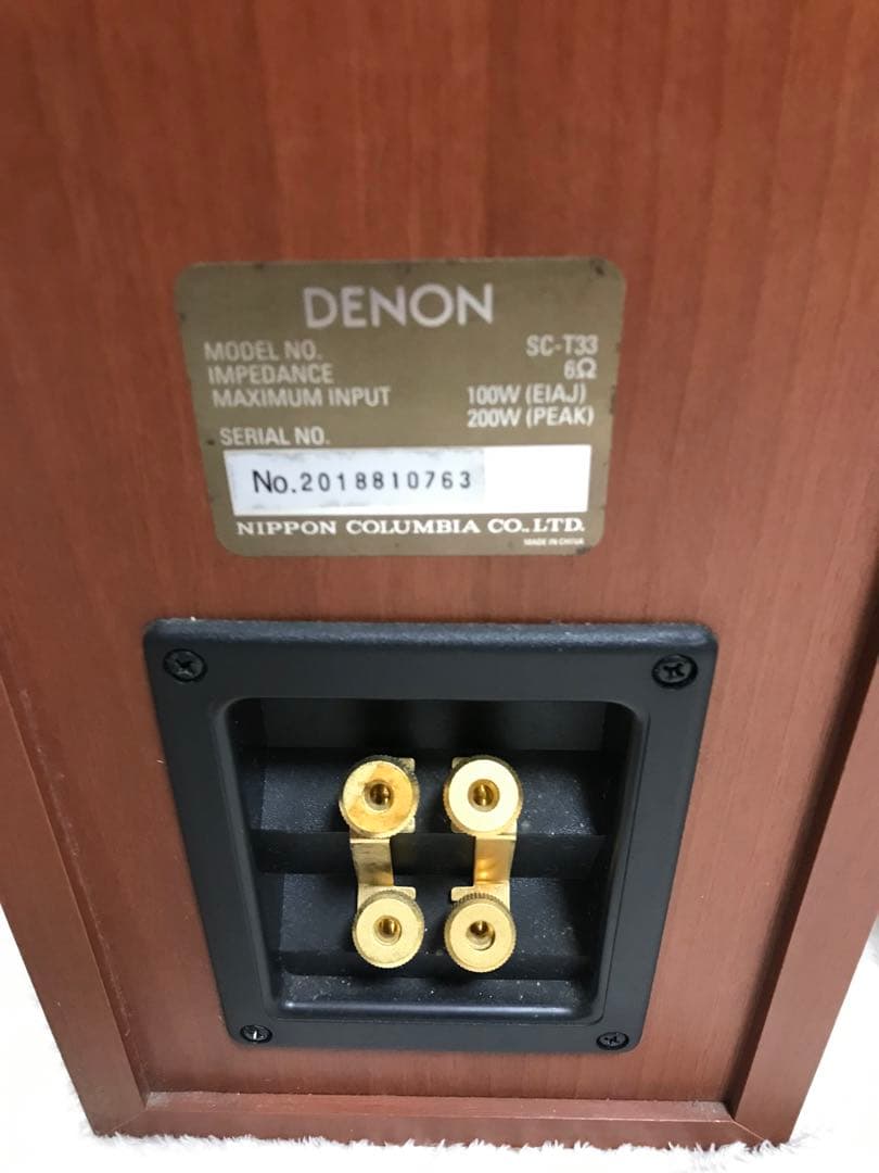 DENON スピーカーSC-T33 タワースピーカー 2点セット