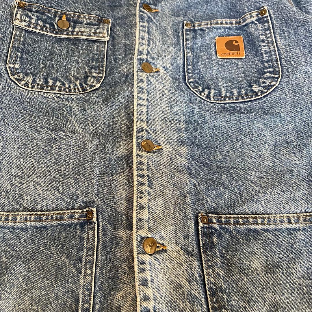 希少 C59DST カーハート ミシガンチョアコートUSA製