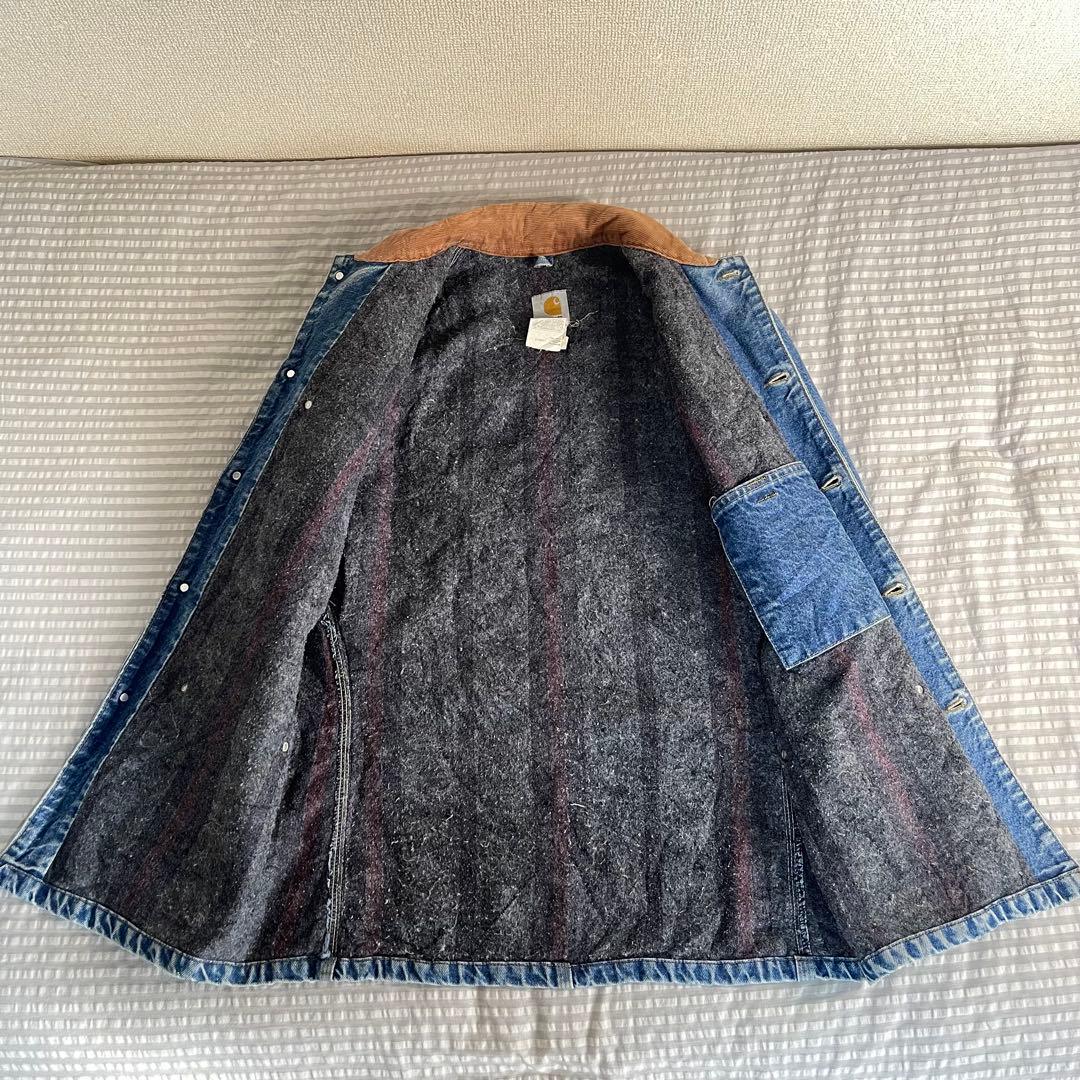 希少 C59DST カーハート ミシガンチョアコートUSA製