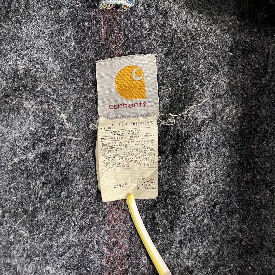 希少 C59DST カーハート ミシガンチョアコートUSA製